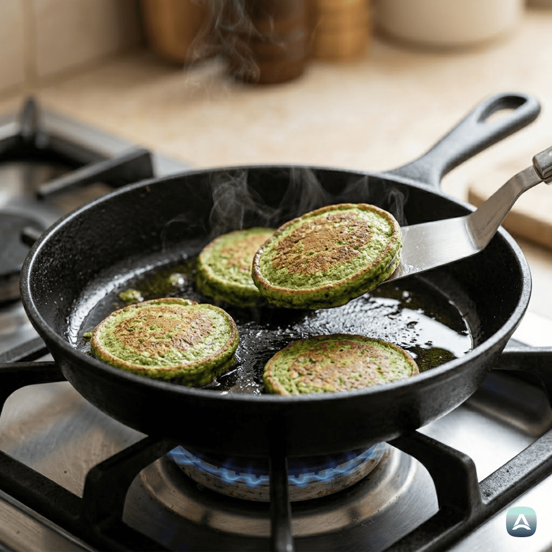 SI_Recipes_ZeleneBeljakovinskePalačinkeSPoširanimJajcemInOsvežilnimPrelivom_5