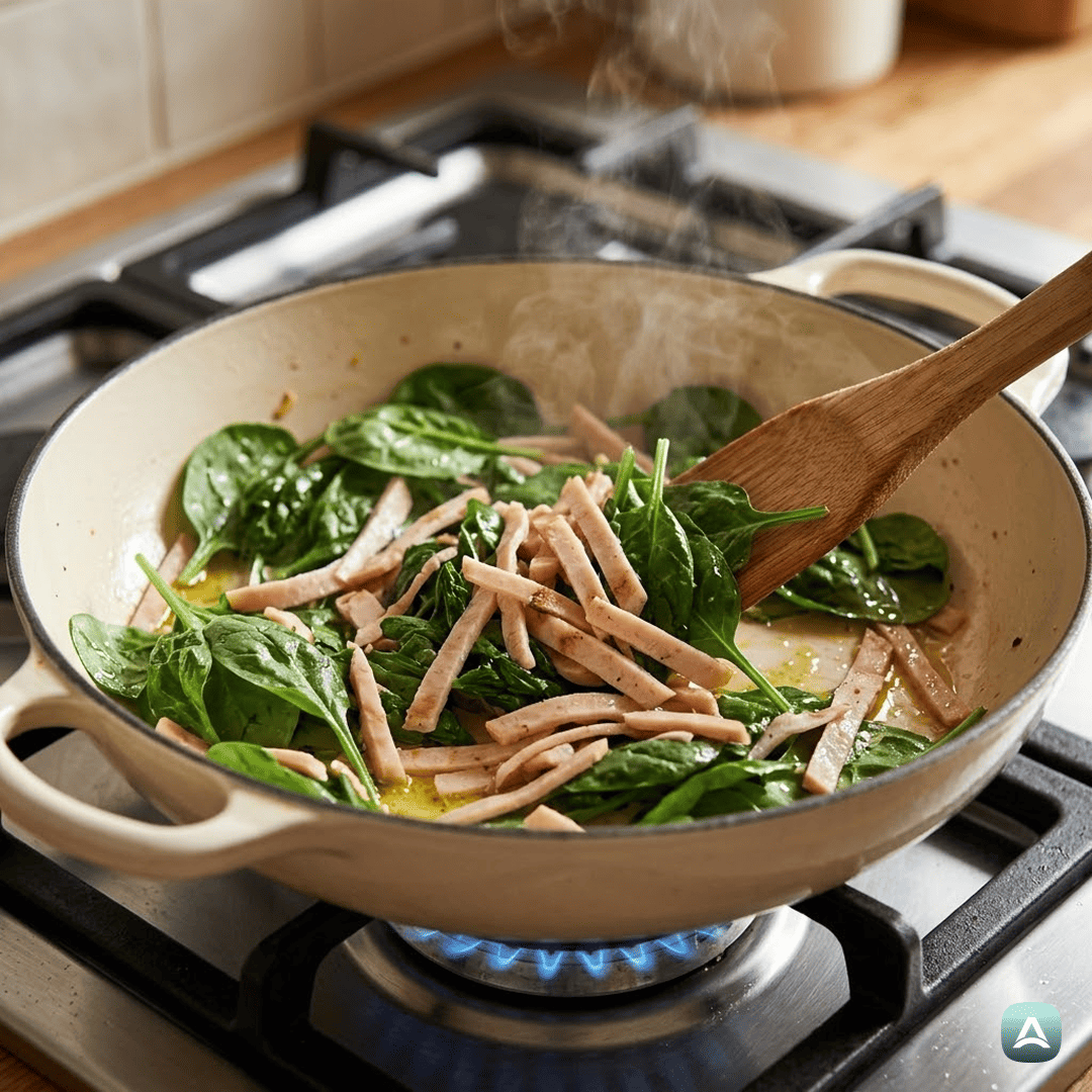 SI_Recipes_BeljakovaOmletaSŠpinačo,FetoInPiščančjoSalamo_4