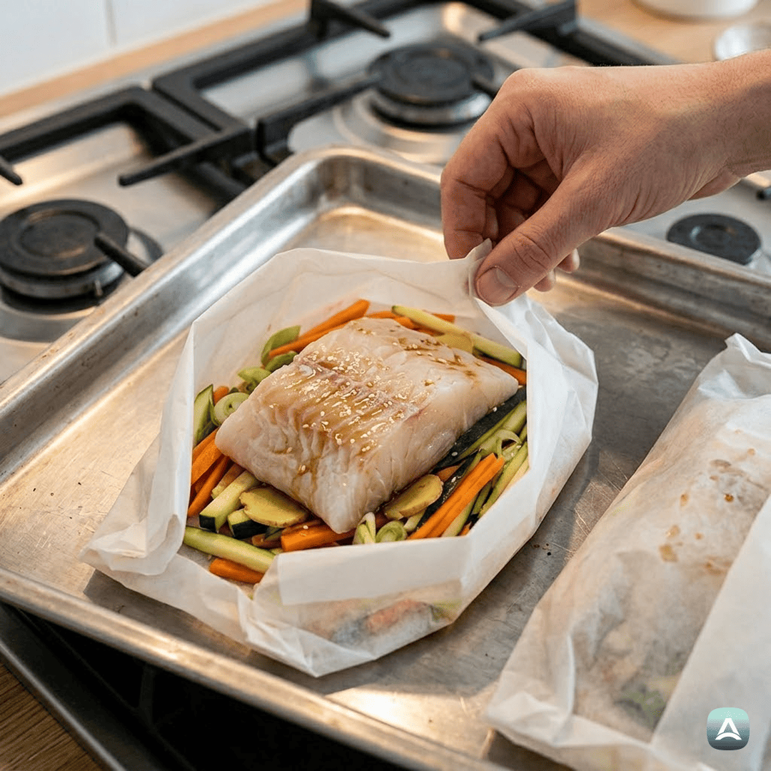 SI_Recipes_PečenFilePolenovkeVPapirjuSHrustljavoZelenjavo_4