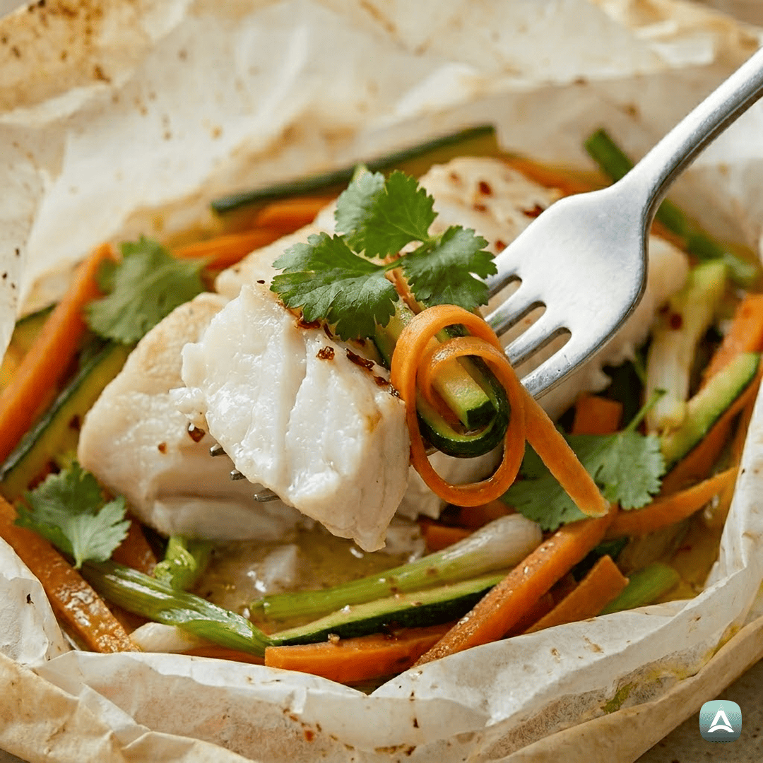 SI_Recipes_PečenFilePolenovkeVPapirjuSHrustljavoZelenjavo_2