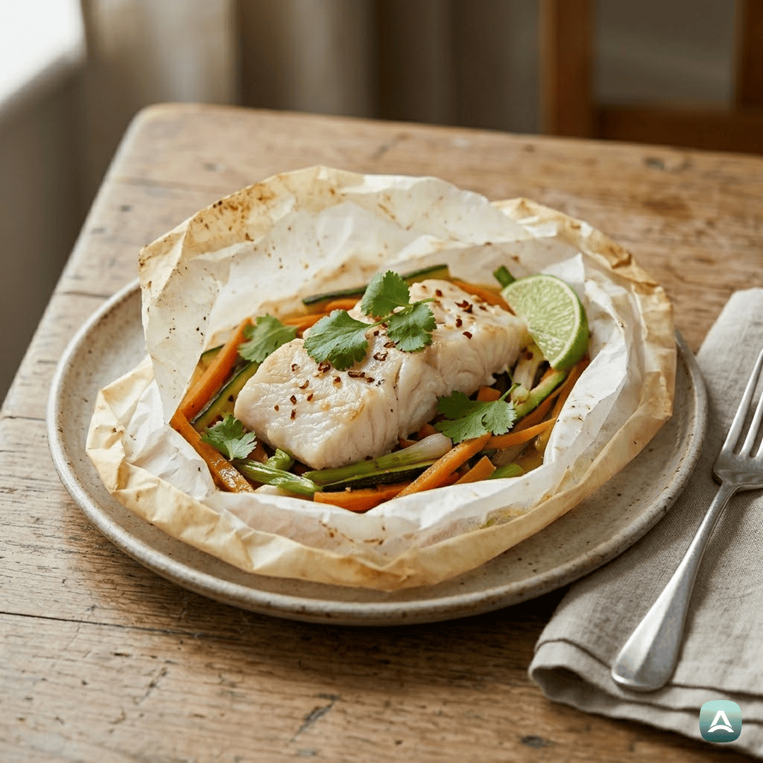 SI_Recipes_PečenFilePolenovkeVPapirjuSHrustljavoZelenjavo_1