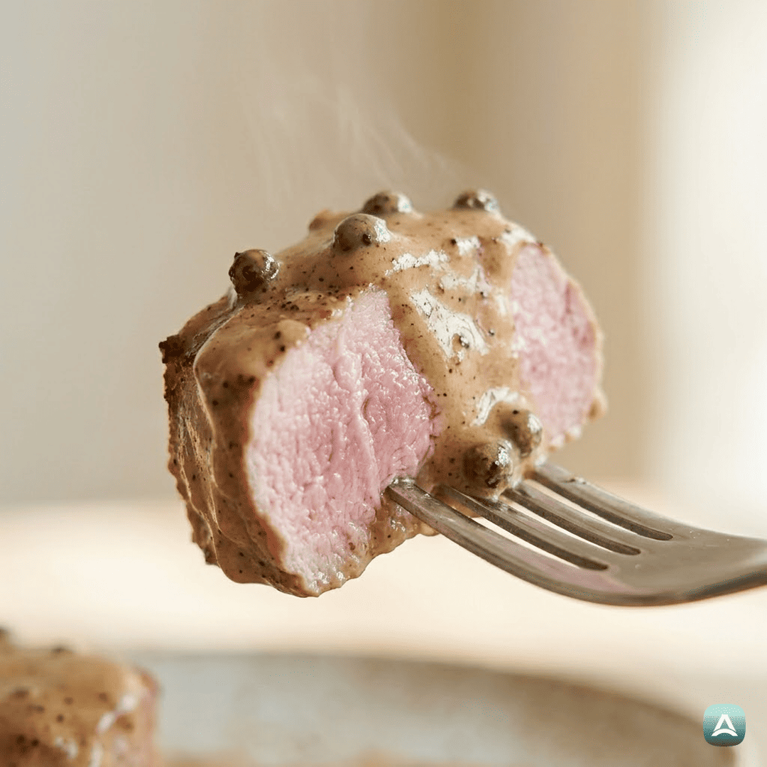 SI_Recipes_SočnaSvinjskaRibicaVKremniPoproviOmakiSPečenimSladkimKrompirjem_2