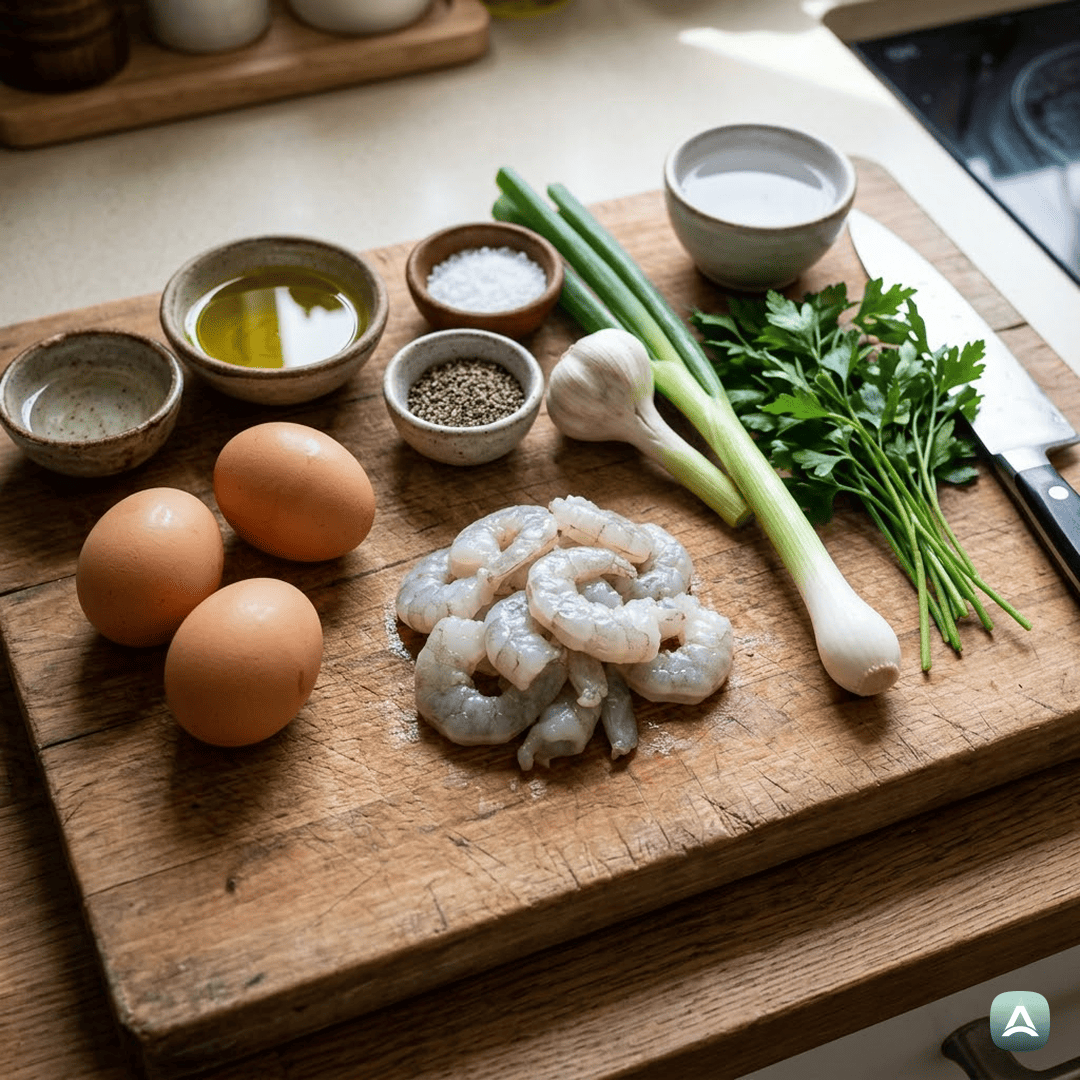 SI_Recipes_PopolnaSočnaOmletaSKozicami,MladimČesnomInSvežimiZelišči_3