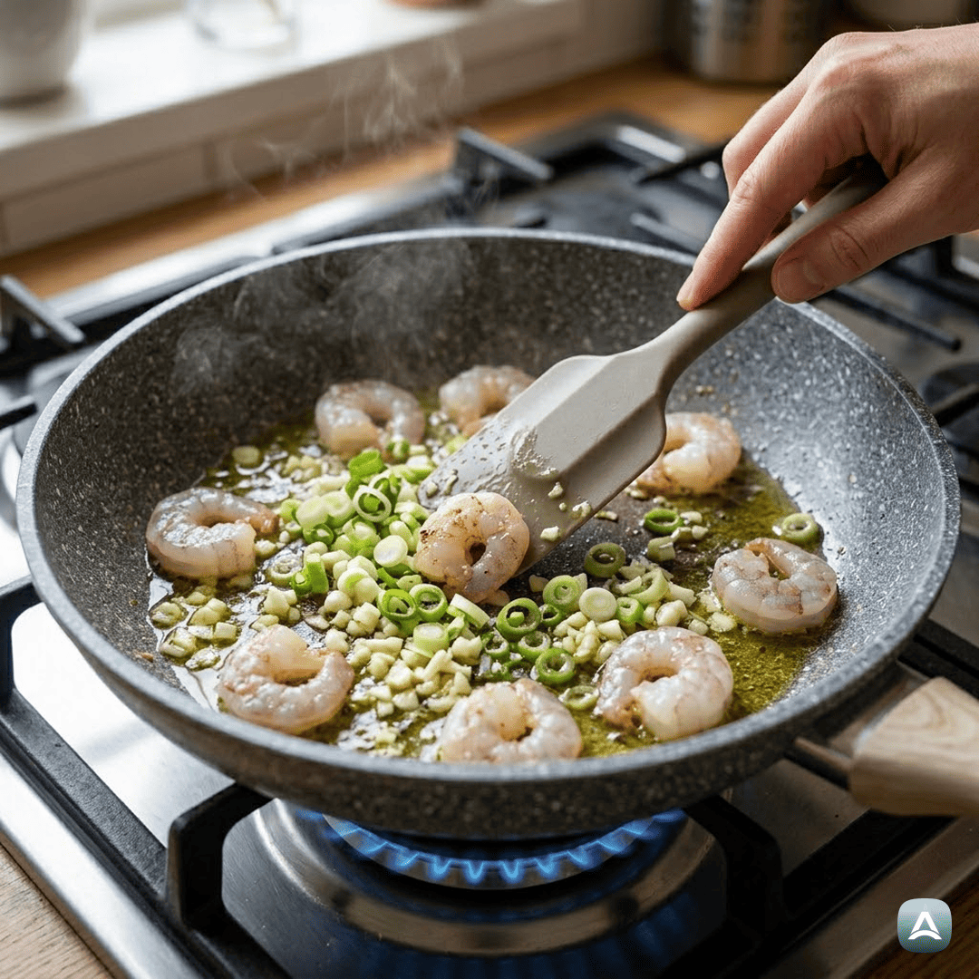 SI_Recipes_PopolnaSočnaOmletaSKozicami,MladimČesnomInSvežimiZelišči_4