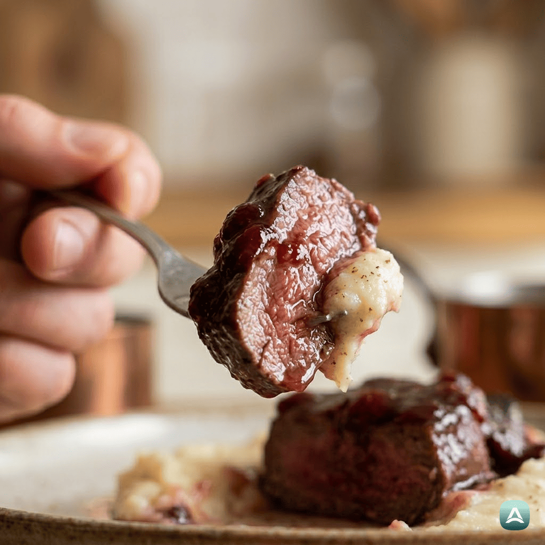 SI_Recipes_SočniDivjačinskiZrezkiVBrusničniOmakiSPirejemIzZelene_2