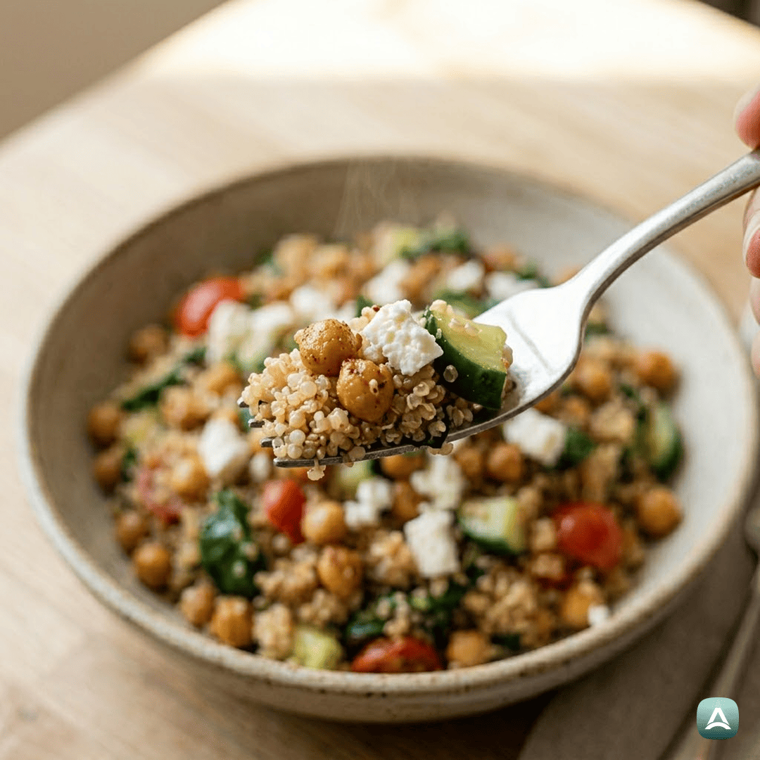 SI_Recipes_HrustljavaKvinojaSPečenoČičeriko,FetoInOsvežilnoMediteranskoZelenjavo_2