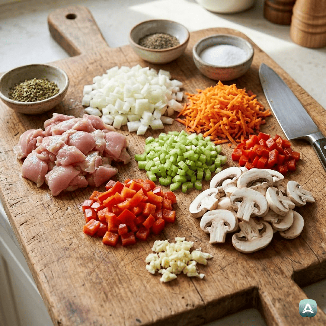 SI_Recipes_DomačPiščančjiRaguZZelenjavoInPolnozrnatimiTesteninami_3