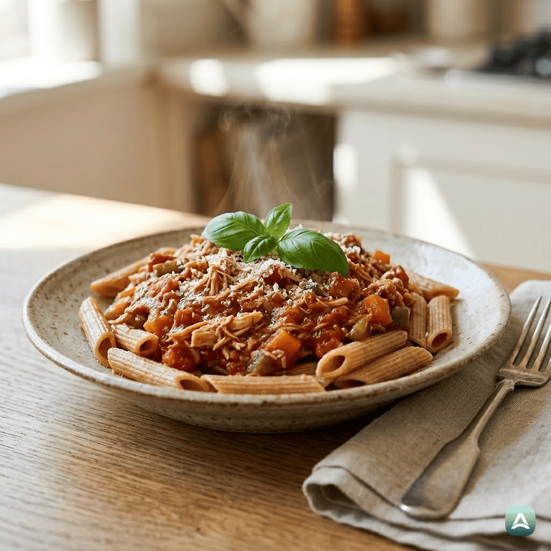 SI_Recipes_DomačPiščančjiRaguZZelenjavoInPolnozrnatimiTesteninami_1