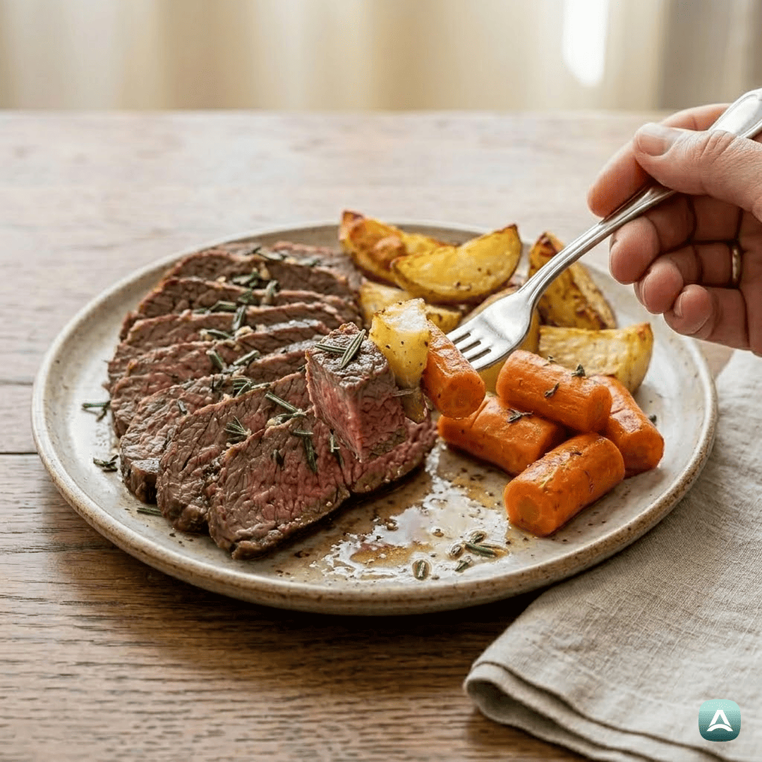 SI_Recipes_PočasiPečenoSočnoGovejeStegnoSHrustljavimKrompirjemInZelišči_2