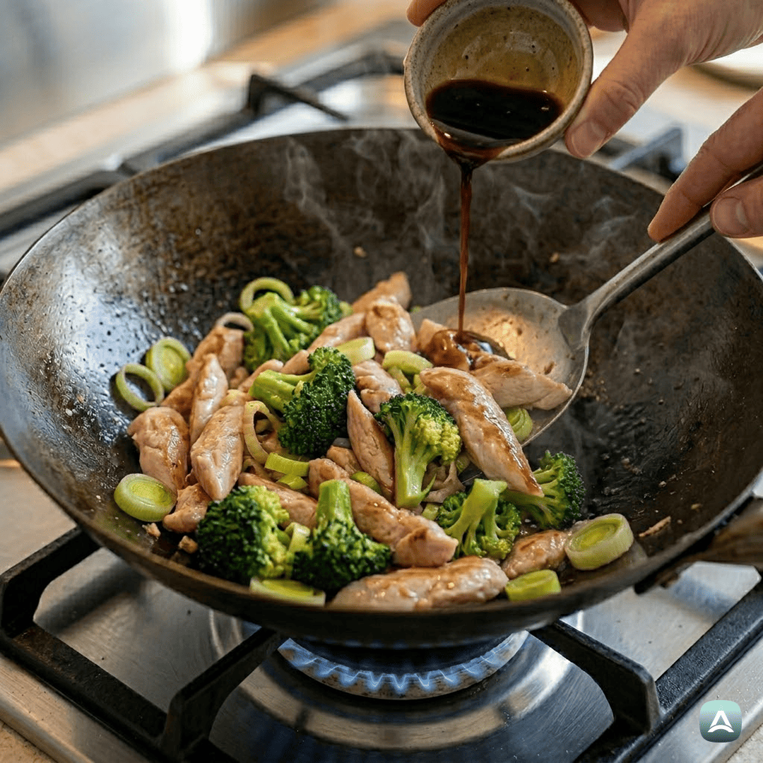 SI_Recipes_MariniranPiščanecVSojiniOmakiZBrokolijem,PoromInRjavimRižem_5