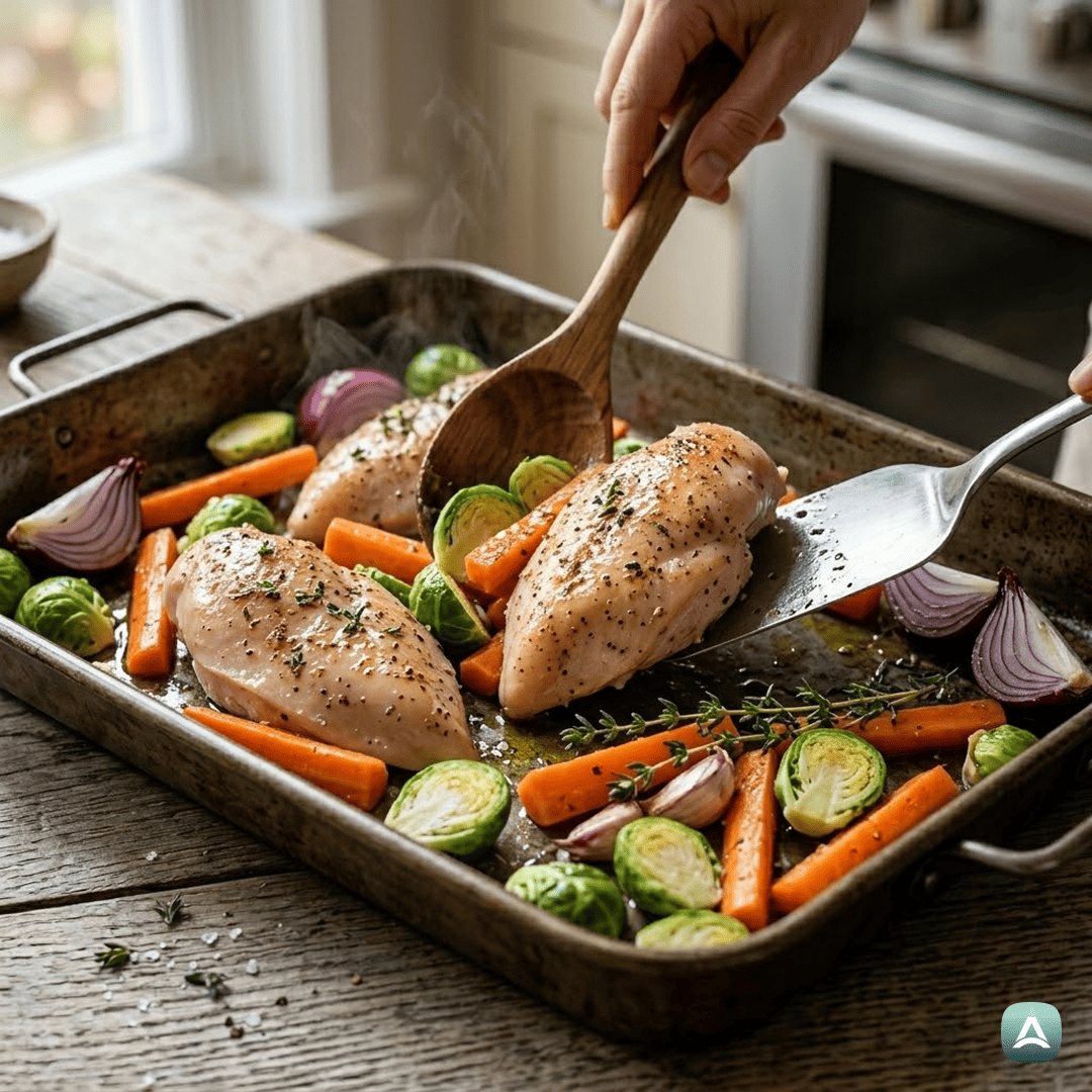 SI_Recipes_SočenPečenPiščanecNaBučnemPirejuSHrustljavoJesenskoZelenjavo_4