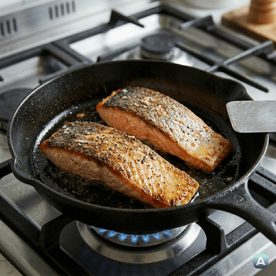 SI_Recipes_PečenLososSStročjimFižolomInIntegralnimRižem_5