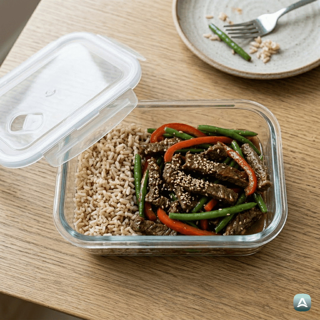 SI_Recipes_SočnoGovejeStegnoSHrustljavimStročjimFižolomInIntegralnimRižem_6