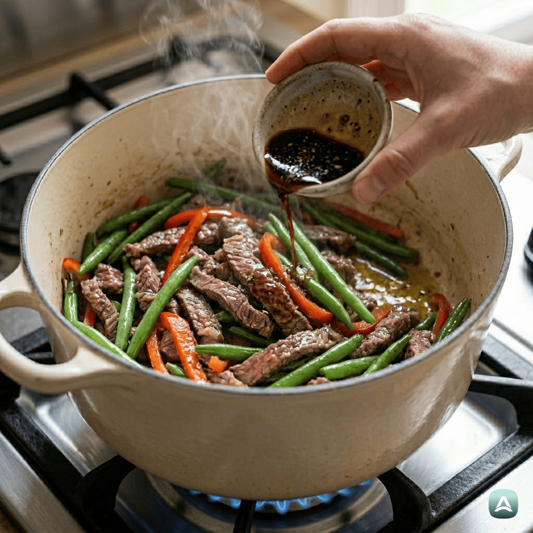 SI_Recipes_SočnoGovejeStegnoSHrustljavimStročjimFižolomInIntegralnimRižem_5