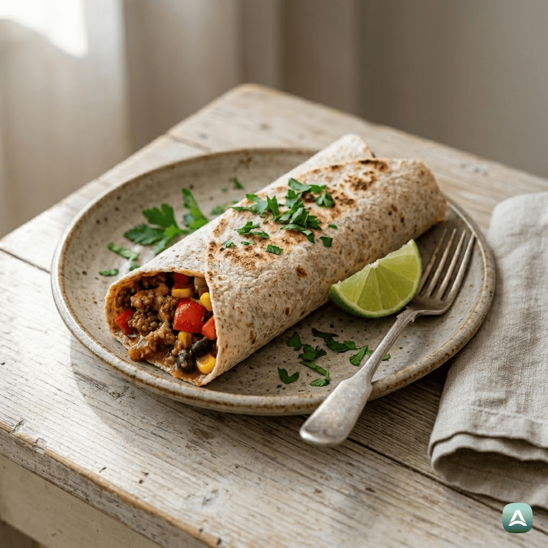 SI_Recipes_DomačaPolnozrnataTortiljaSSočnoGovedinoInBarvitoZelenjavo_1