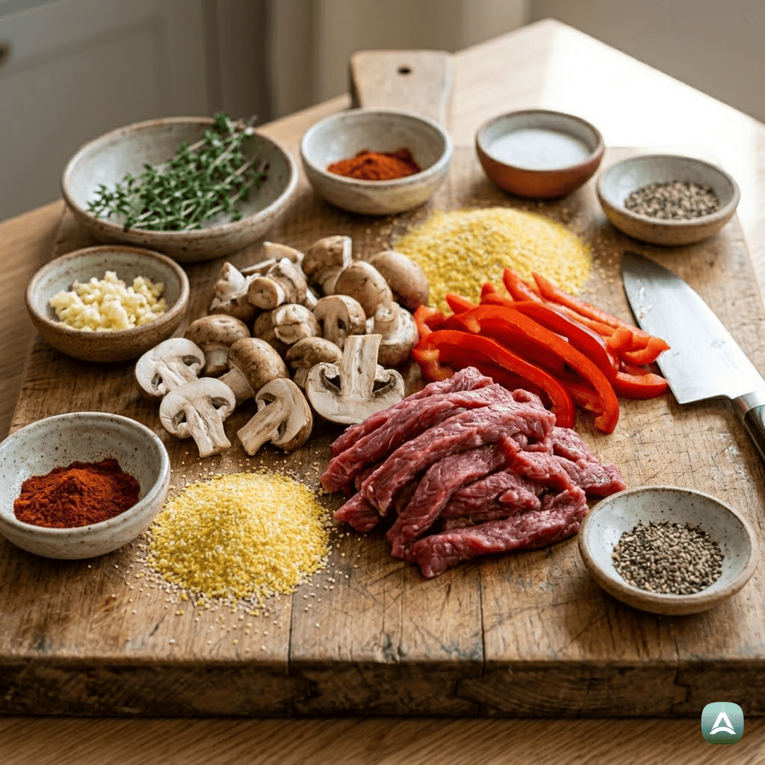 SI_Recipes_SočniGovejiTrakciVZeliščniOmakiNaHrustljaviPečeniPolenti_3