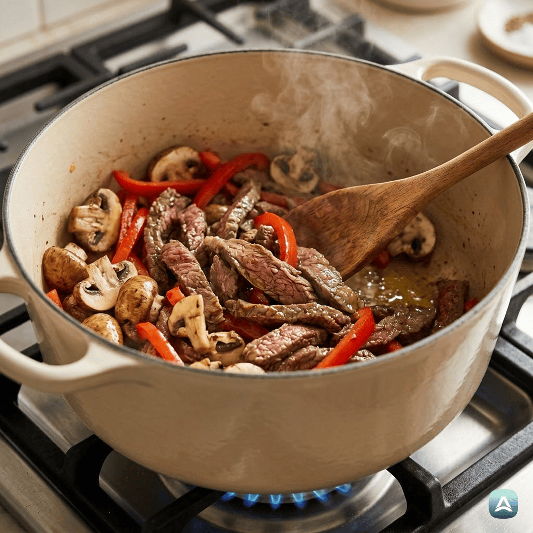 SI_Recipes_SočniGovejiTrakciVZeliščniOmakiNaHrustljaviPečeniPolenti_4