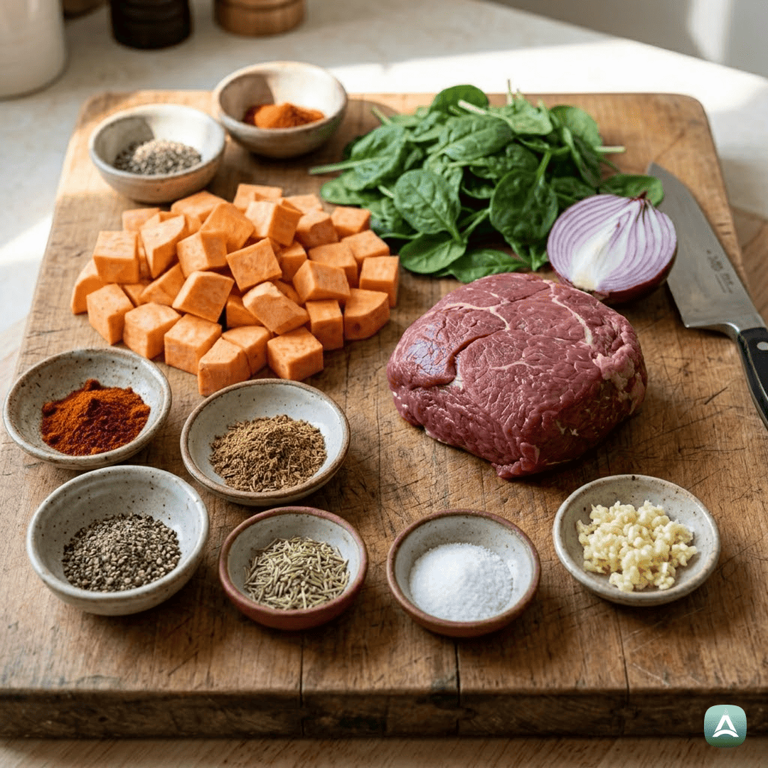 SI_Recipes_PočasiPečenaNatrganaGovedinaSHrustljavimSladkimKrompirjem_3