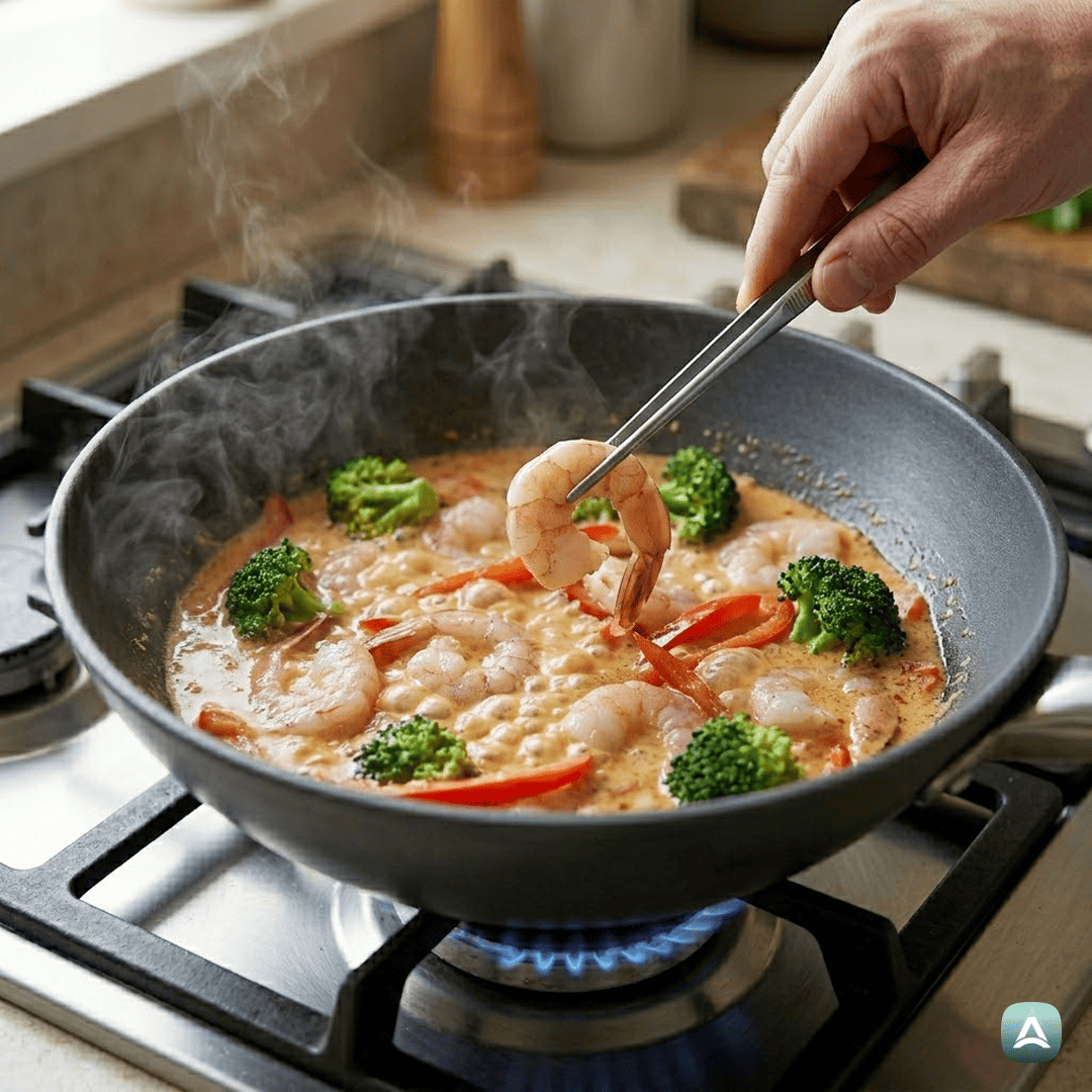 SI_Recipes_TajskiCurryZGamberi,HrustljavoZelenjavoInIntegralnimRižem_5