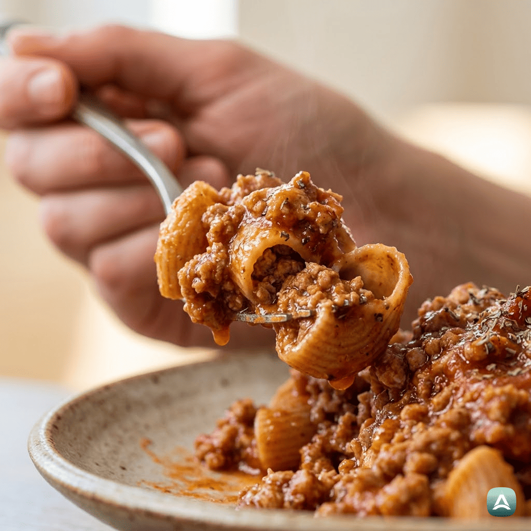 SI_Recipes_KlasičenPuranjiBologneseSPolnozrnatimiPolžki_2