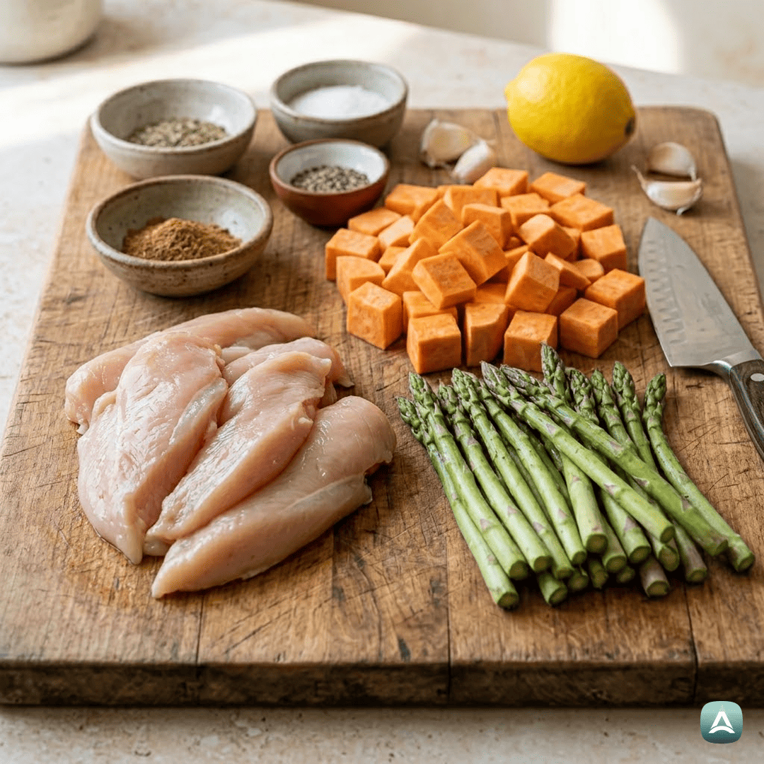 SI_Recipes_SočenPiščančjiFileSPečenimSladkimKrompirjemInŠparglji_3