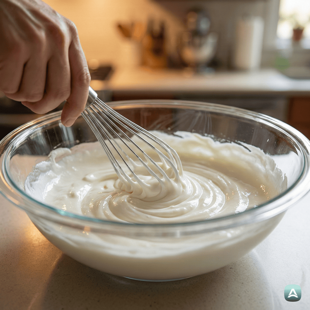 SI_Recipes_BeljakovinskaPitaZGrškimJogurtomInSadjemBrezPeke_4