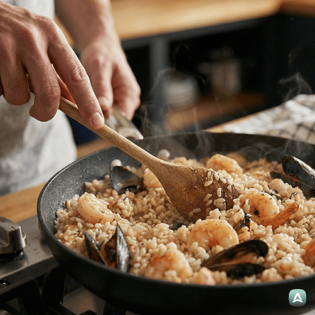 SI_Recipes_RižotaZMorskimiSadežiInSvežimiZelišči_5