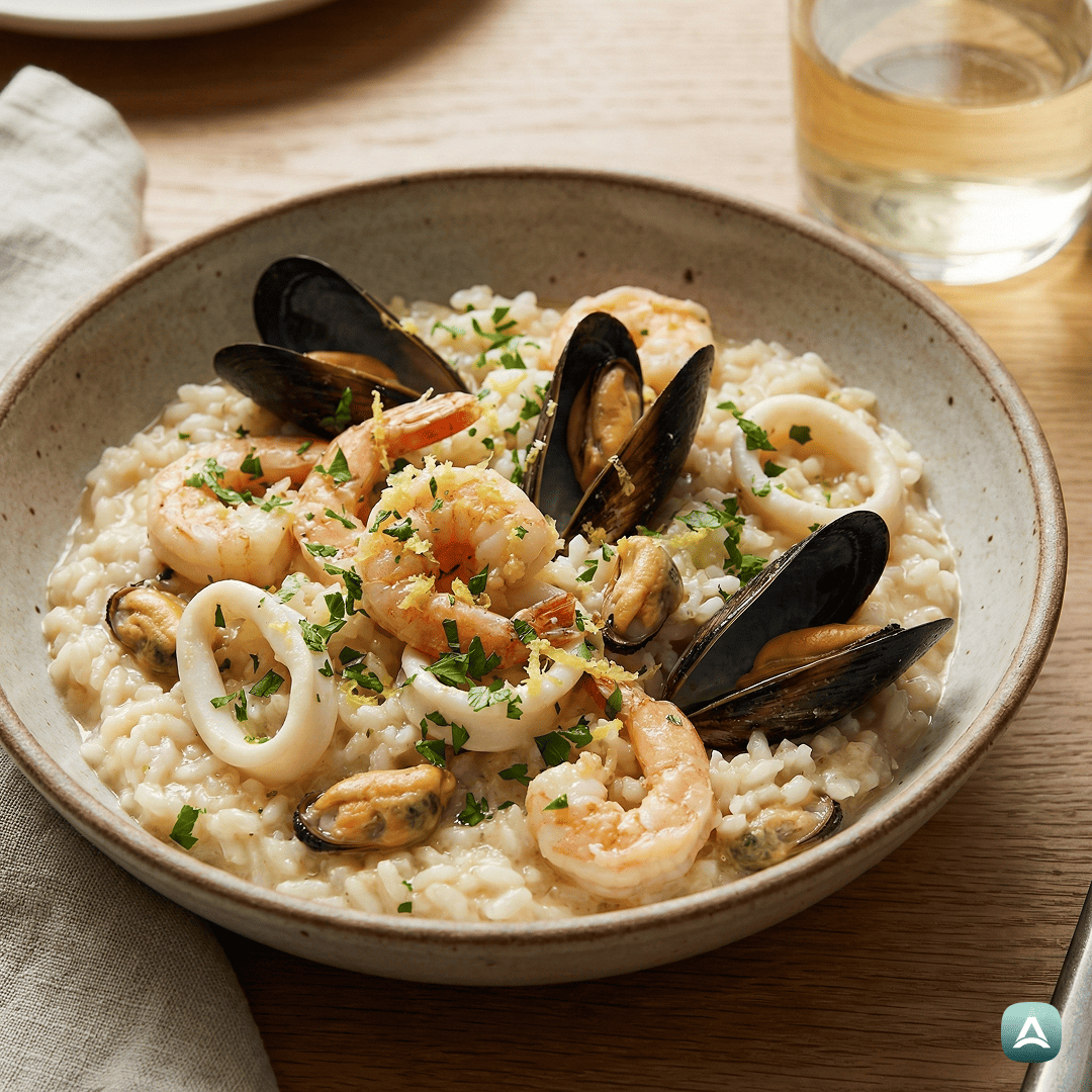 SI_Recipes_RižotaZMorskimiSadežiInSvežimiZelišči_1