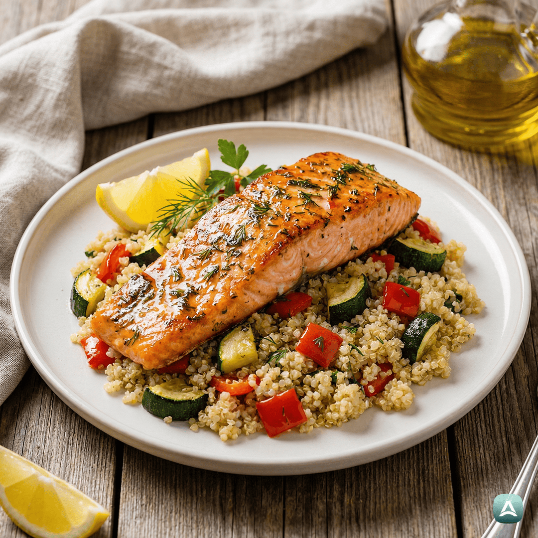 SI_Recipes_LososVPečiciZMediteranskoKvinojo_1