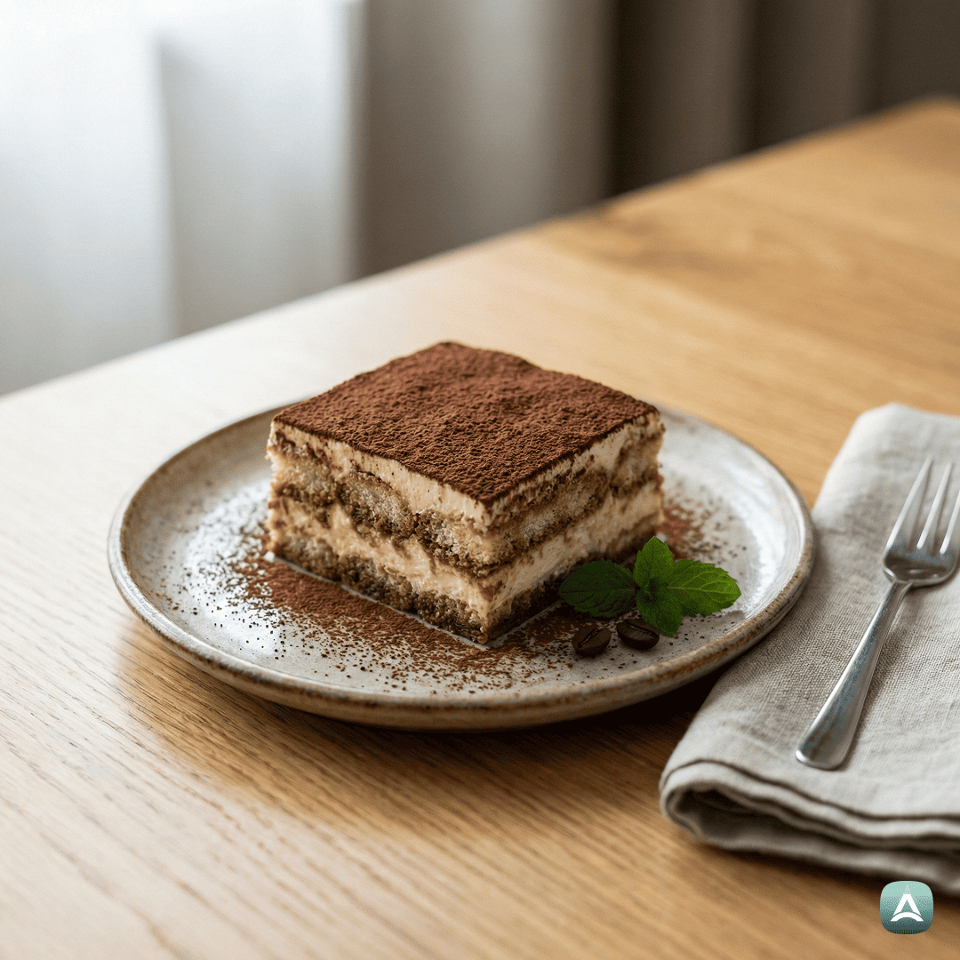 Kremni tiramisu brez jajc