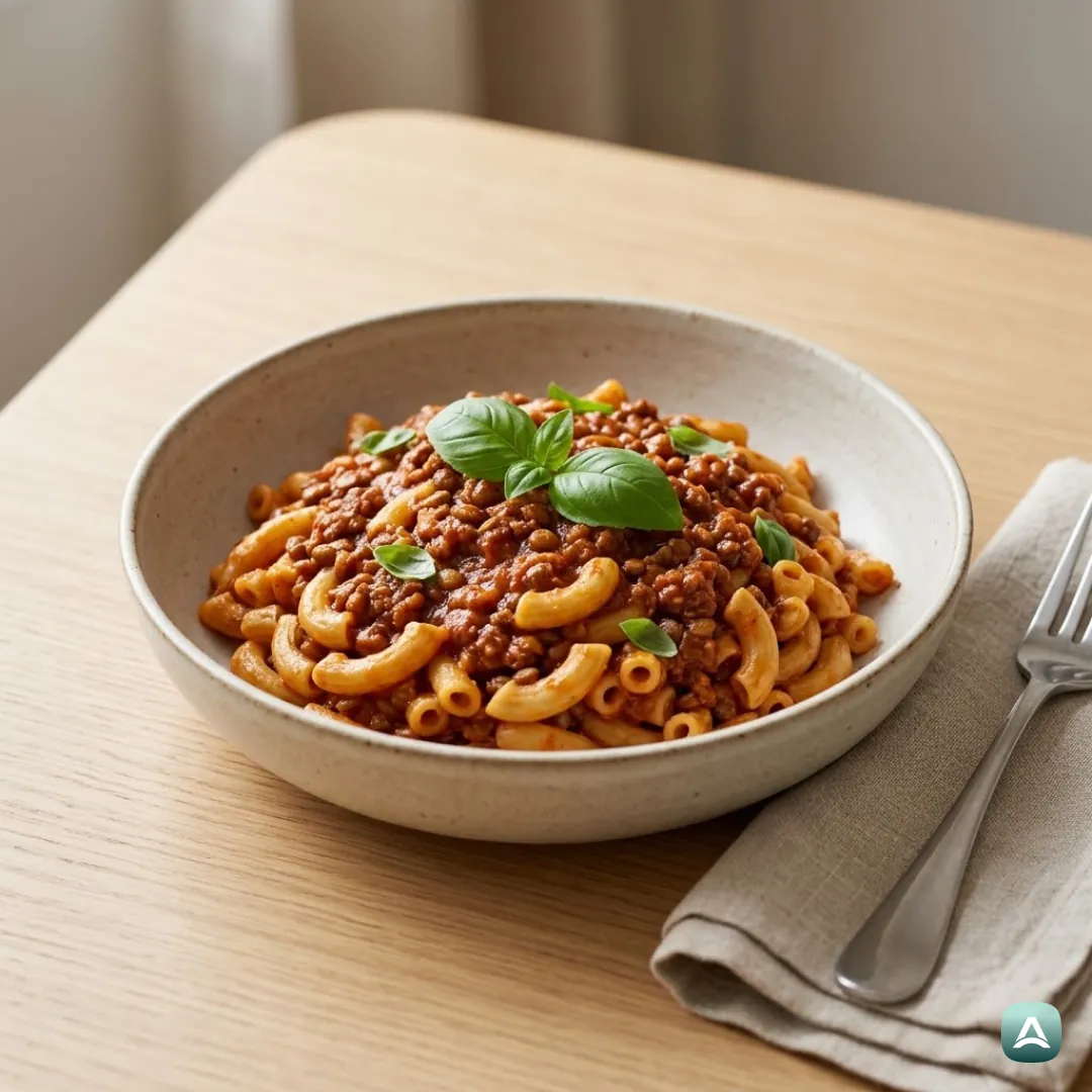US_Recipes_ChickpeaMacaroniWithBologneseSauce_1