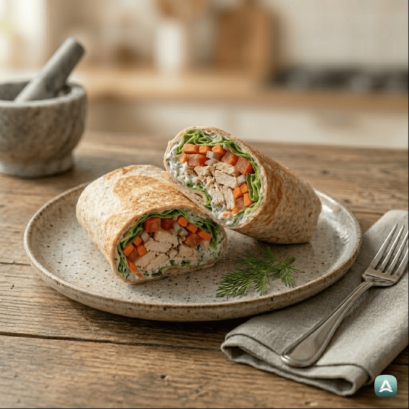 Hrustljav piščančji  wrap