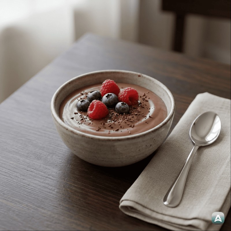 Čokoladni puding iz grškega jogurta