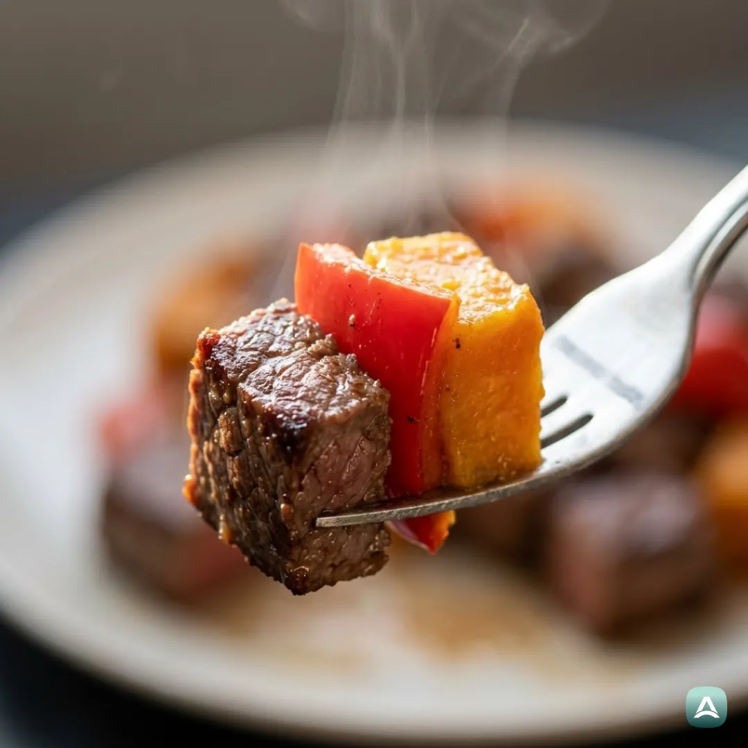 US_Recipes_BeefFilletWithSweetPotatoAndJuicyBellPepperFromOnePan_2