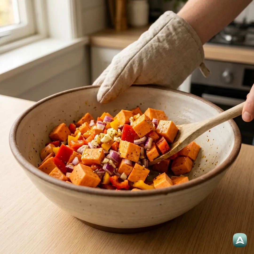 US_Recipes_BeefFilletWithSweetPotatoAndJuicyBellPepperFromOnePan_4