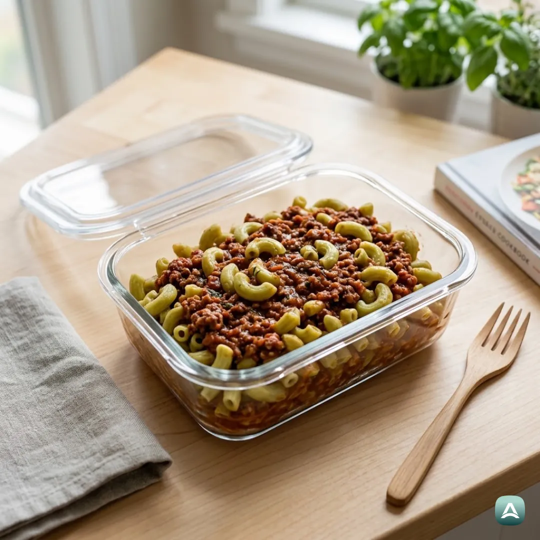US_Recipes_PeaPastaMacaroniWithBologneseSauce_6