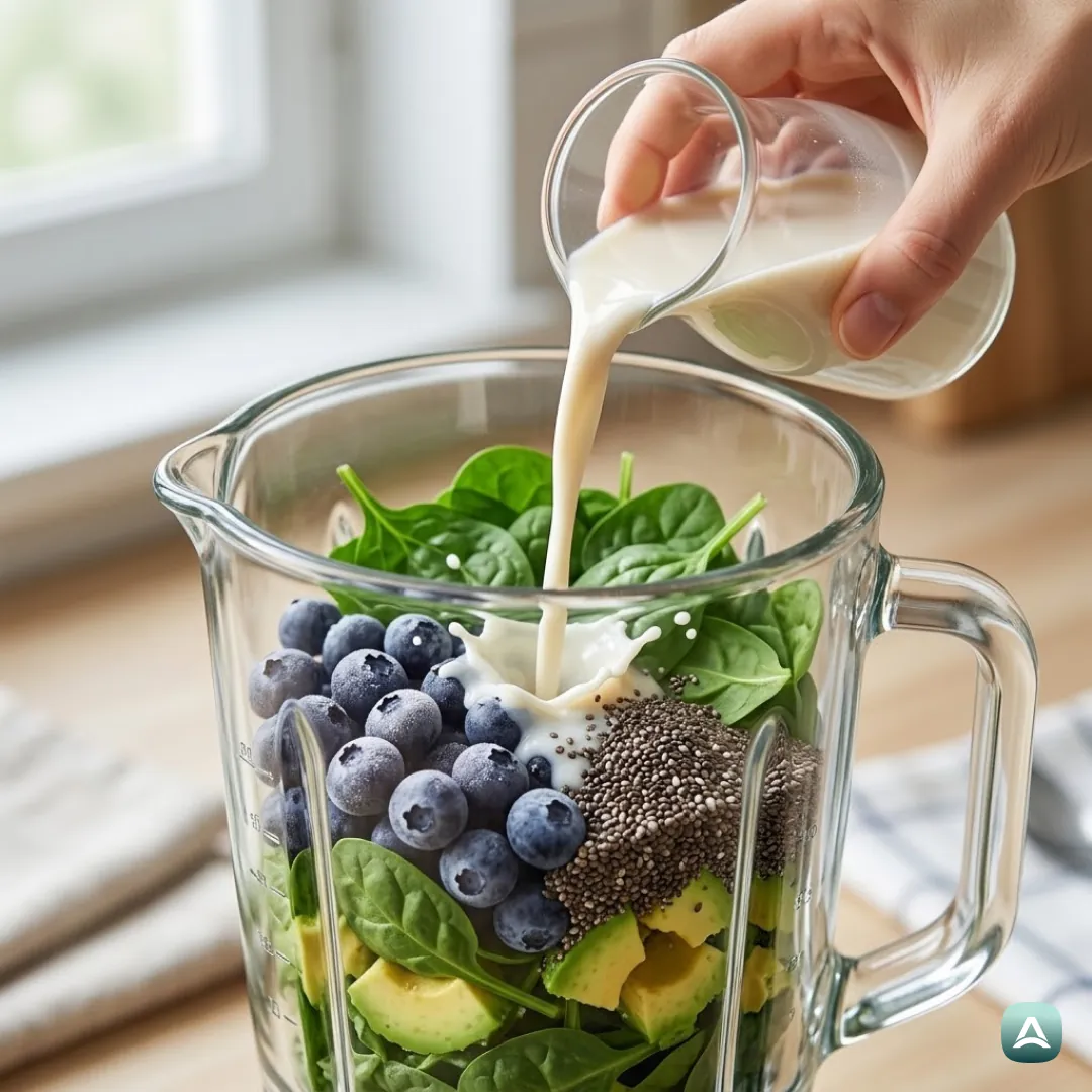 AT_Recipes_CremigerKetoBlaubeerSmoothieMitAvocadoUndSpinat_4