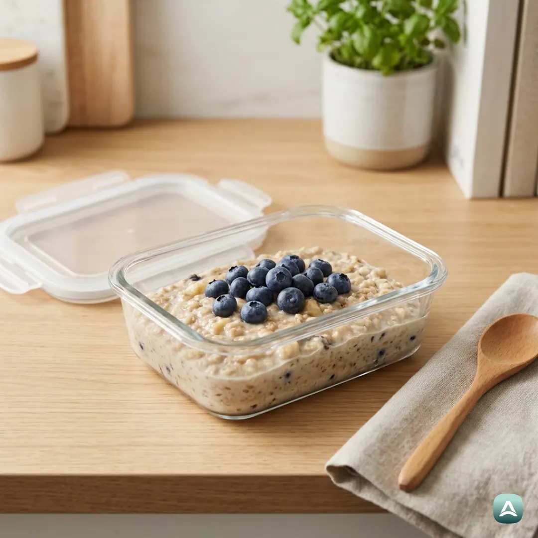 US_Recipes_CreamyCookedOatmealWithMashedBananaAndBlueberries_6