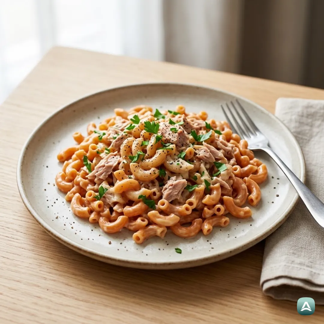 US_Recipes_LentilMacaroniWithTunaAndCream_1