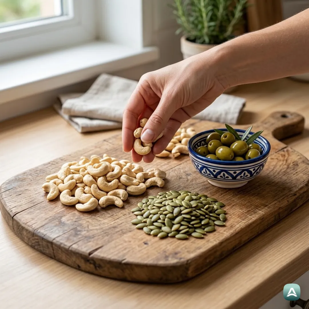 US_Recipes_MediterraneanSnackPlatterWithDriedFigs,CashewsAndPumpkinSeeds_5