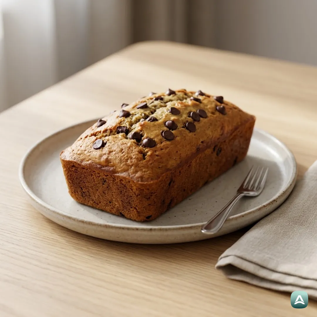 US_Recipes_LowCalorieBananaBreadWithDarkChocolate_1