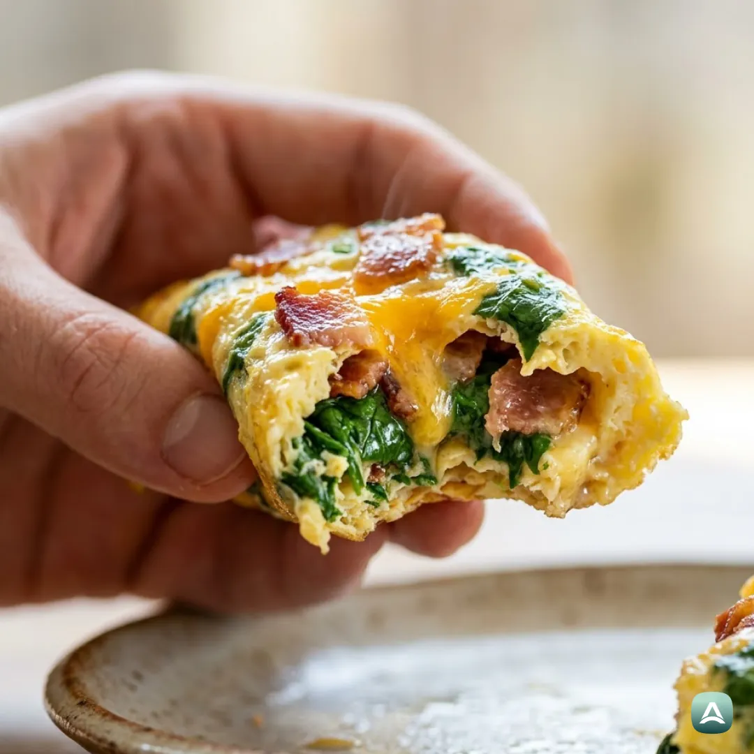 US_Recipes_OmeletteWithCrispyBacon,SpinachAndCheddarCheese_2