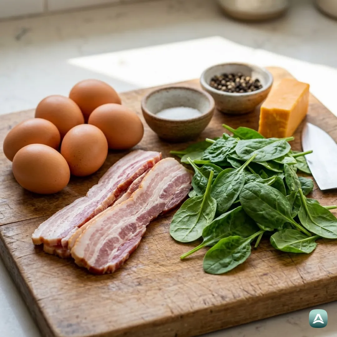 US_Recipes_OmeletteWithCrispyBacon,SpinachAndCheddarCheese_3