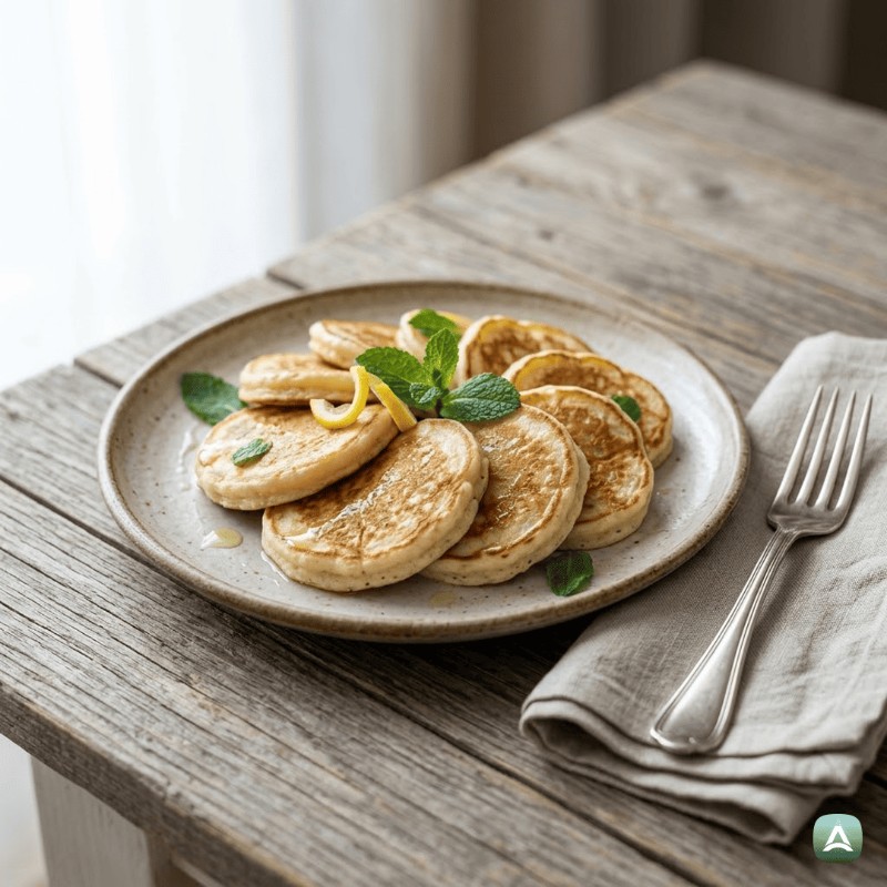 Fluffige Protein-Quark-Pancakes mit Haferflocken