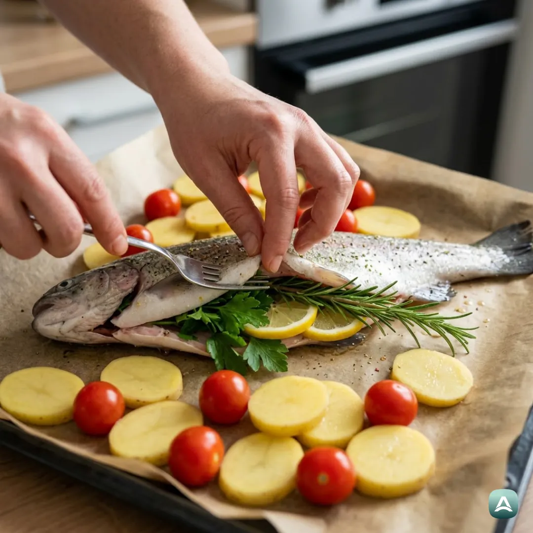 US_Recipes_BakedTroutWithPotatoesAndCherryTomatoes_5