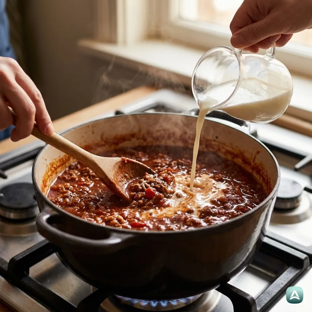 US_Recipes_AuthenticClassicBologneseWithWholeWheatSpaghetti,MadeTheTraditionalWay_5