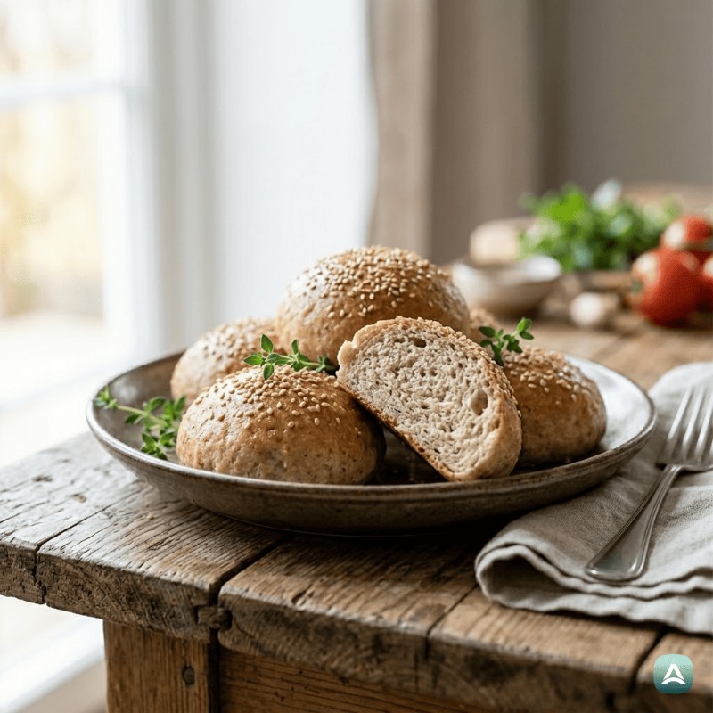 Fluffige LCHF-Brötchen ohne Mehl und Hefe