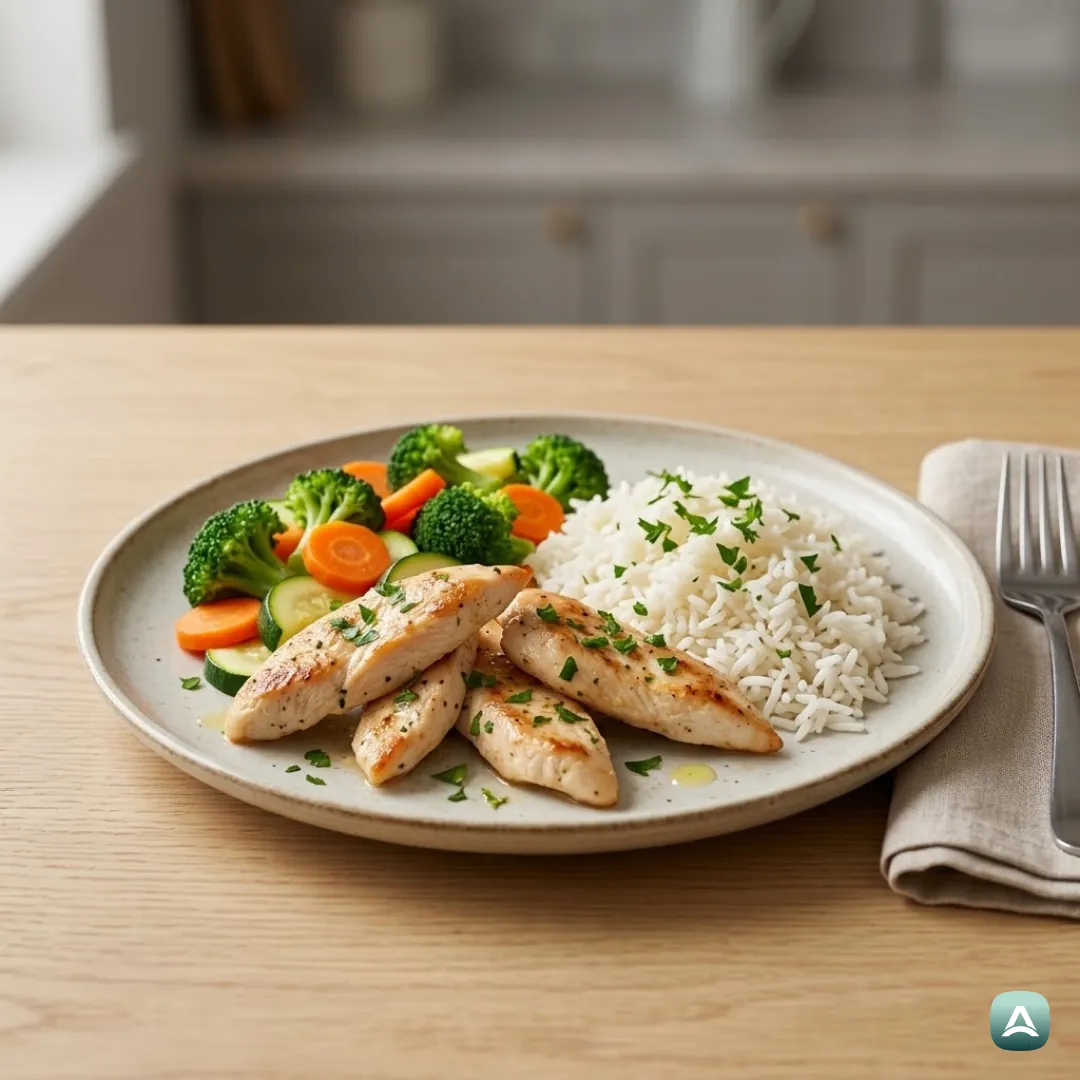 US_Recipes_RiceAndChickenWithBoiledVegetables_1
