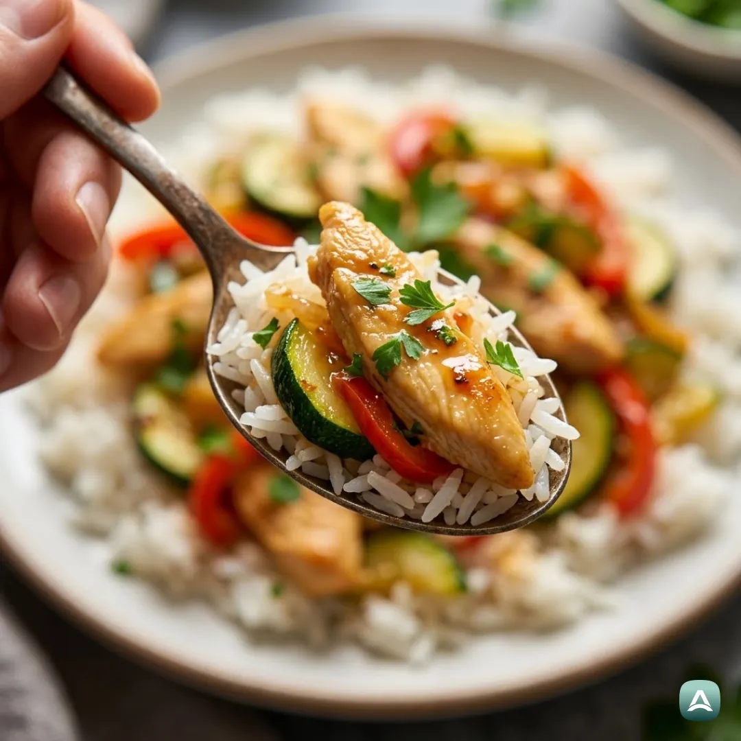 US_Recipes_RiceAndChickenWithSautéedVegetables_2