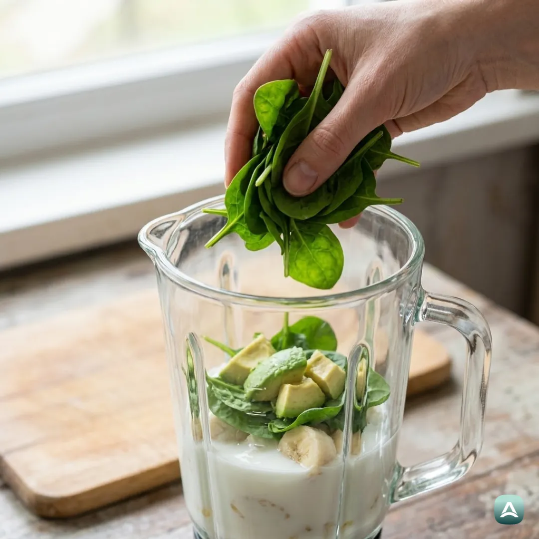 AT_Recipes_SmoothieMitBabyspinat,Avocado,KefirUndBanane_4